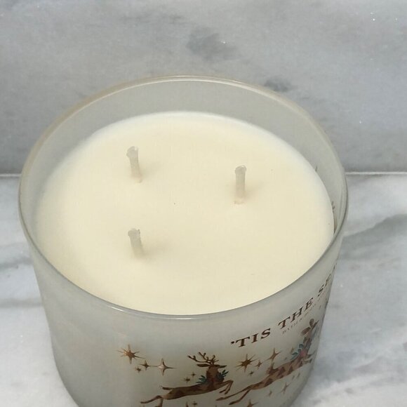 Bath & Body Works TIS THE SEASON 3 Wick Scented Candle Reindeer 14.5 OZ Large - Picture 5 of 6